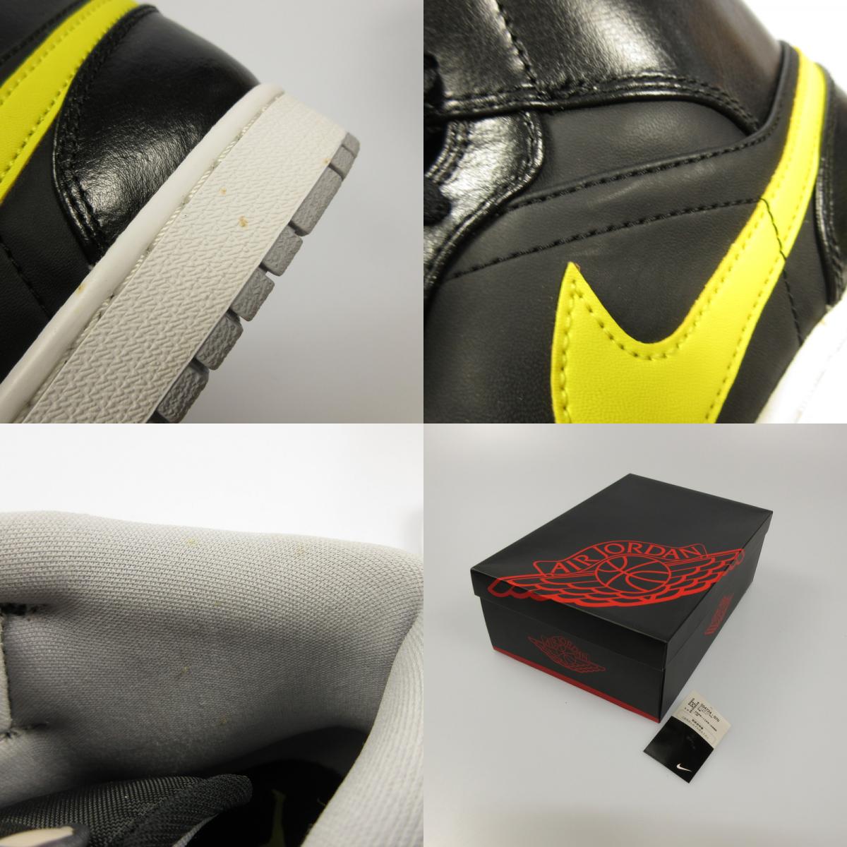 NIKE | ナイキ Air Jordan 1 Mid スニーカー 554724-070 2014A/W サイズ:28.0cm ブラック 28cm【姫路東店】