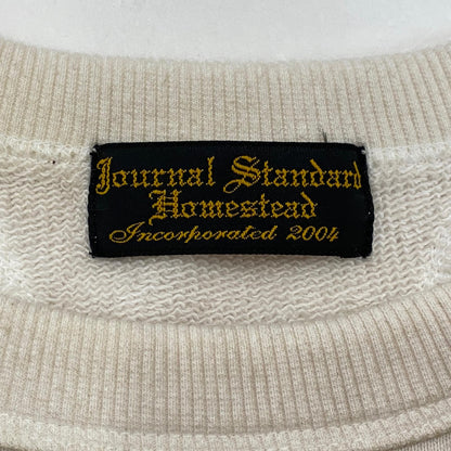 JOURNAL STANDARD | ジャーナルスタンダード パッチ フェード スウェット スウェット 26-070-470-6040-1-0 スウェットシャツ アイボリー サイズ：M【姫路東店】