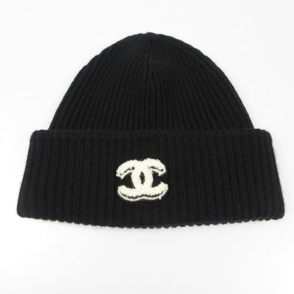 CHANEL | シャネル ニットキャップ AAB308 B21678 国内正規タグ ブラック【姫路東店】