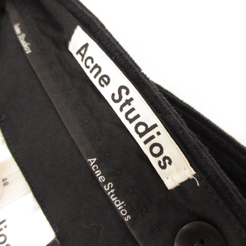 ACNE STUDIOS | アクネストゥディオズ パンツ FN-MN-TROU000148 ブラック サイズ：48【姫路東店】