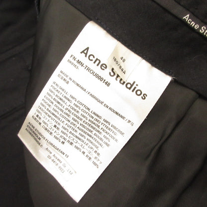 ACNE STUDIOS | アクネストゥディオズ パンツ FN-MN-TROU000148 ブラック サイズ：48【姫路東店】