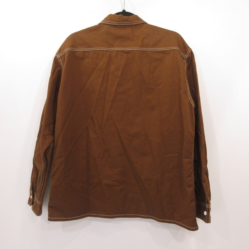 X-LARGE | エクストララージ CONTRAST STITCH WORK SHIRT その他トップス 101204014003 ブラウン サイズ：L【姫路東店】