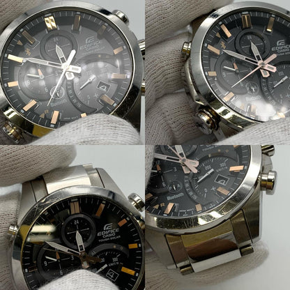 CASIO | カシオ EDIFICE 腕時計 EQB-500D-1A2JF アナログソーラー シルバー【姫路東店】