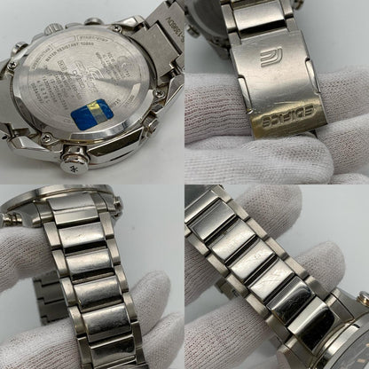 CASIO | カシオ EDIFICE 腕時計 EQB-500D-1A2JF アナログソーラー シルバー【姫路東店】