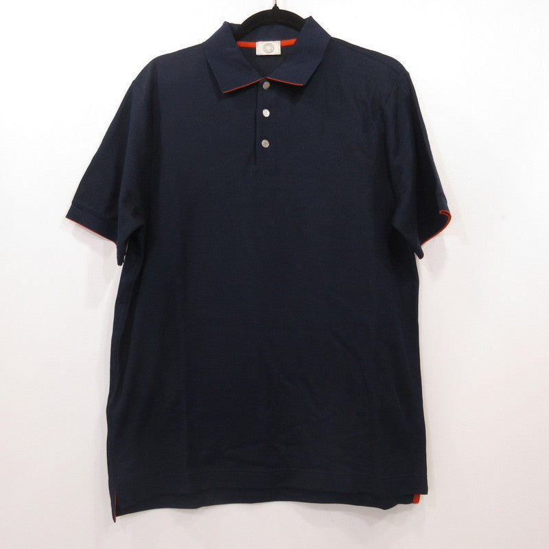 HERMES | エルメス ドゥブル・ジュ ポロシャツ ネイビー サイズ：XL【姫路東店】