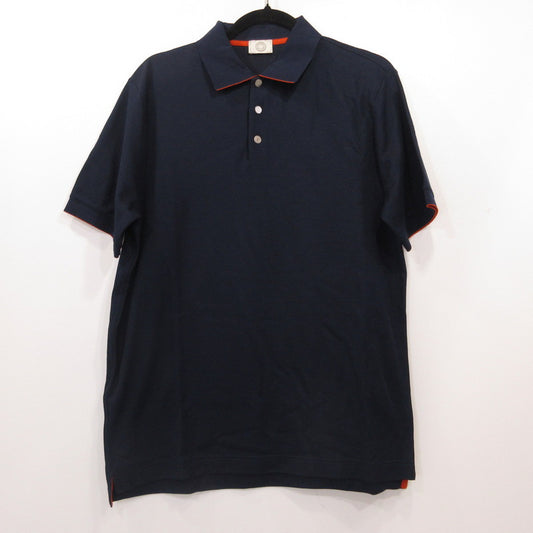 HERMES | エルメス ドゥブル・ジュ ポロシャツ ネイビー サイズ：XL【姫路東店】