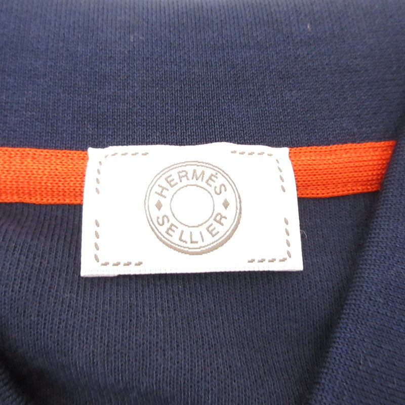 HERMES | エルメス ドゥブル・ジュ ポロシャツ ネイビー サイズ：S【姫路東店】