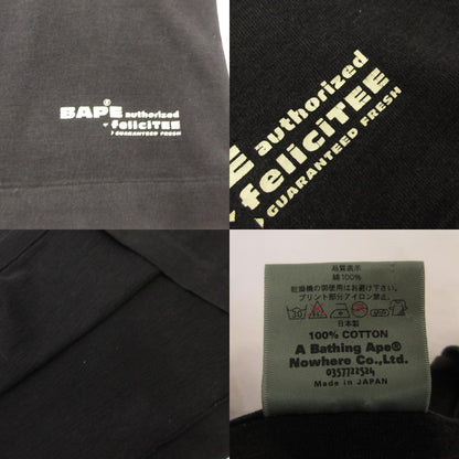 A BATHING APE | アベイシングエイプ 半袖Ｔシャツ 年式:90s ブラック サイズ：M【姫路東店】