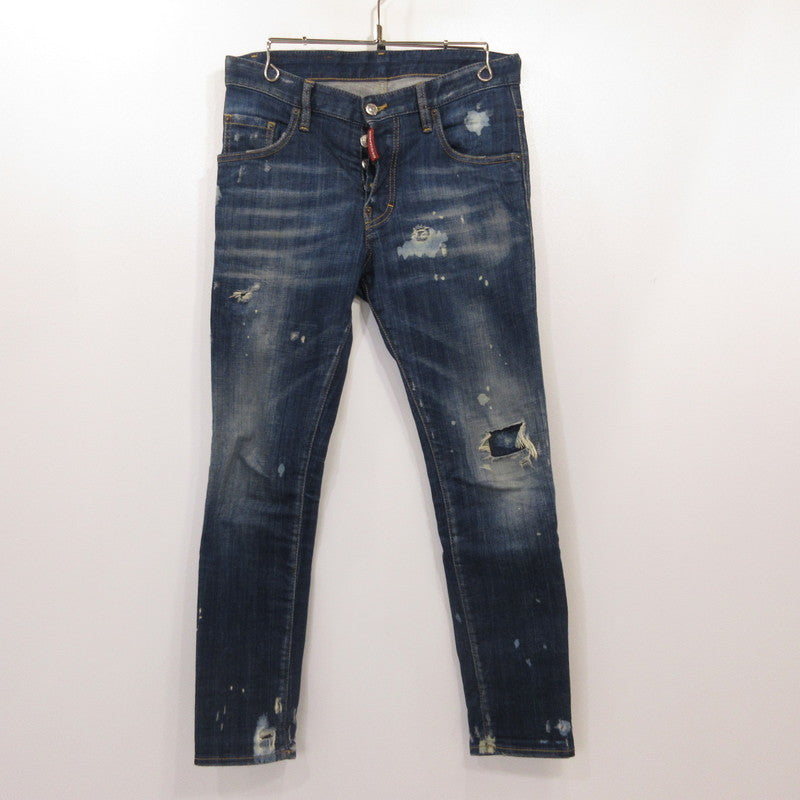 DSQUARED2 | ディースクエアード Skater Jean デニムパンツ S74LB0265 ネイビー サイズ：44【姫路東店】