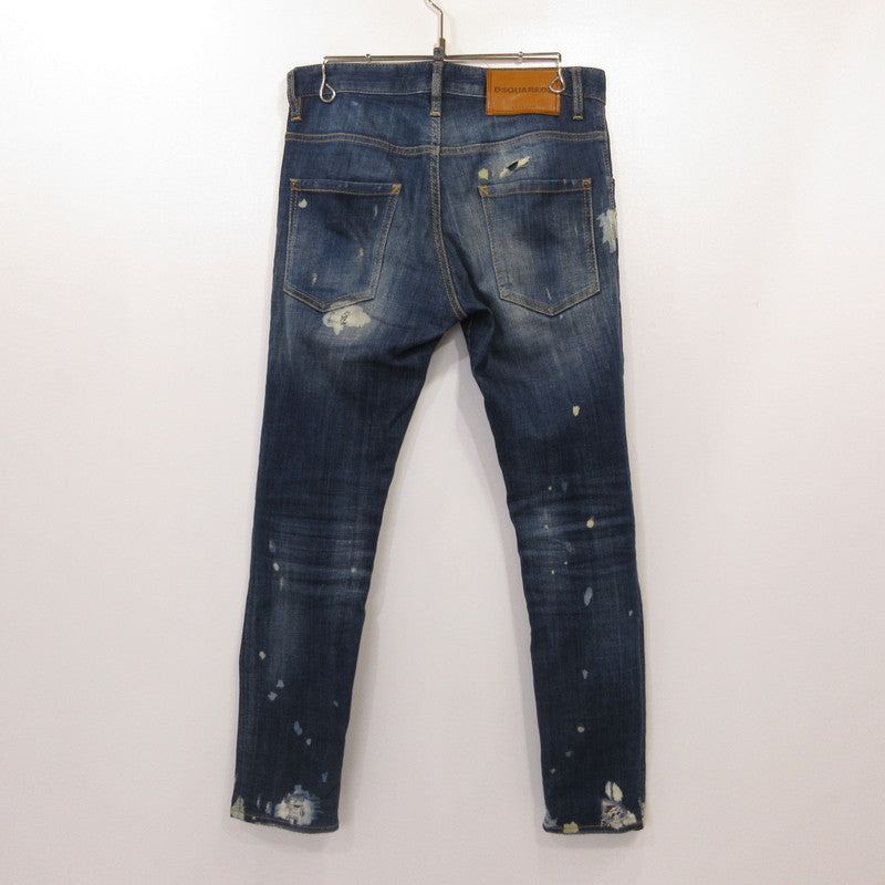 DSQUARED2 | ディースクエアード Skater Jean デニムパンツ S74LB0265 ネイビー サイズ：44【姫路東店】
