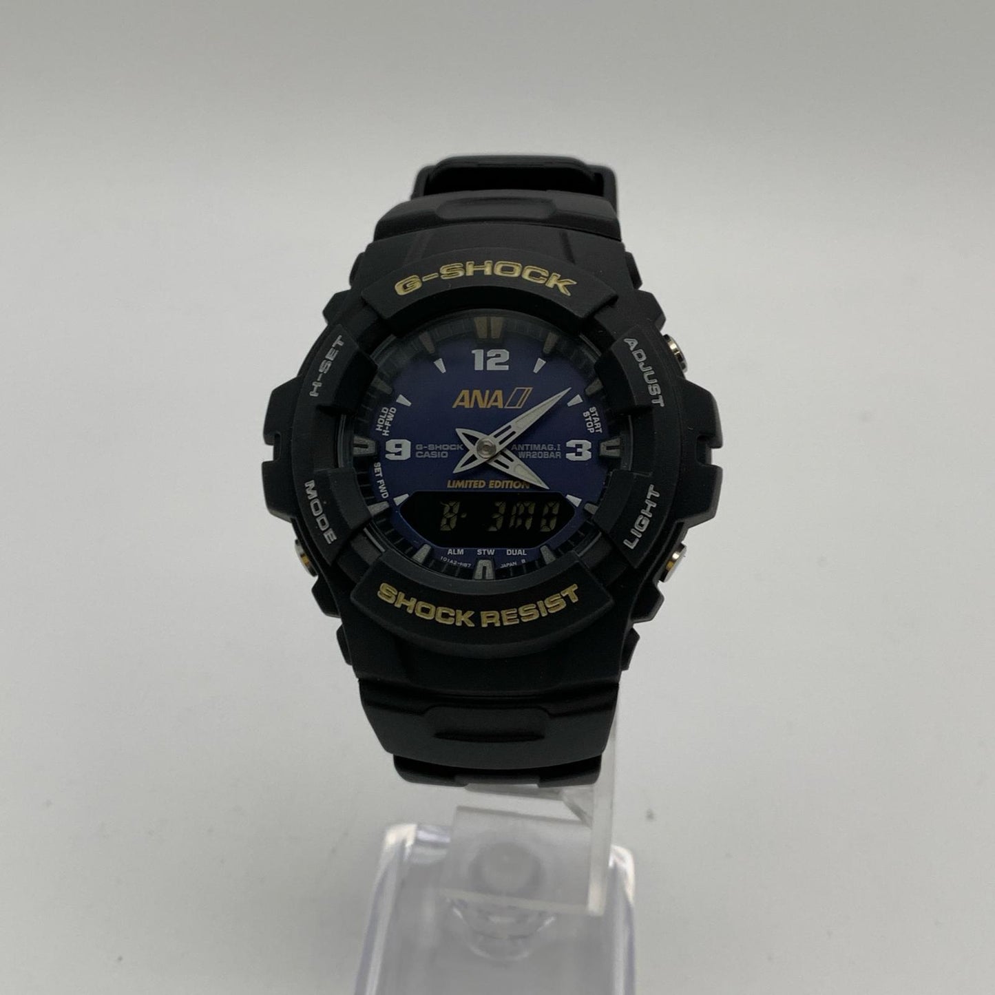 G-SHOCK | ジーショック×ANA 腕時計 G-100ANA-1BJF アナデジクォーツ ブラック【姫路東店】