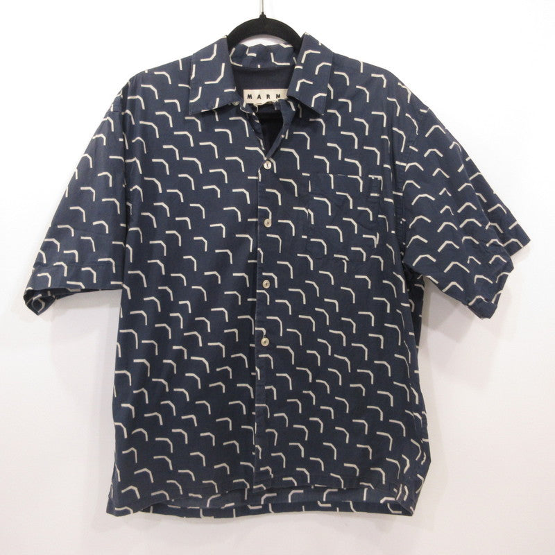 MARNI | マルニ Abstract Print Short Sleeve Shirt 半袖シャツ CUMU0054A0 国内正規タグ　2020S/S サイズ：44【姫路東店】