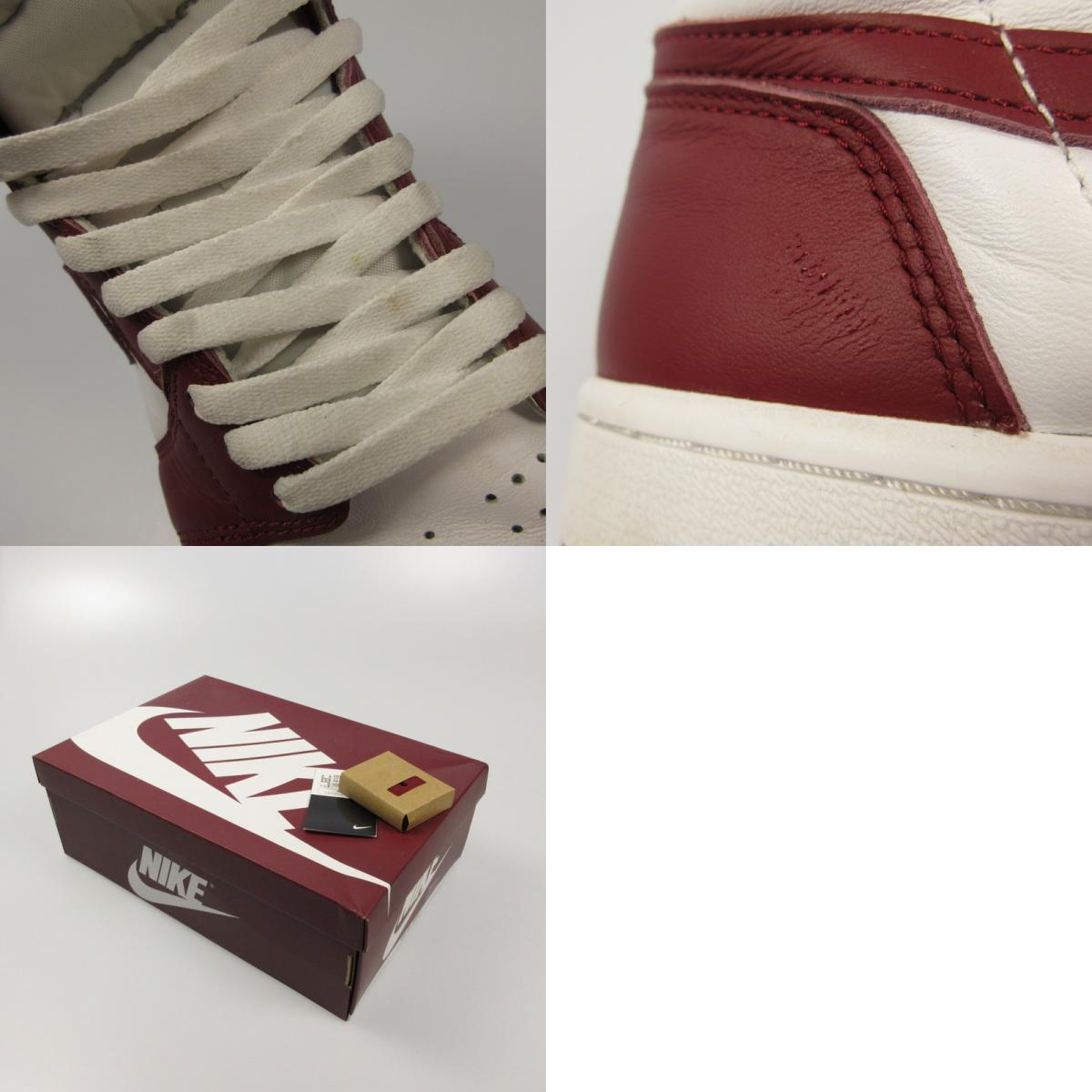 NIKE | ナイキ AIR JORDAN 1 RETRO HIGH OG TEAM RED スニーカー DZ5485-160 ボルドー/バーガンディー 26.5cm【姫路東店】