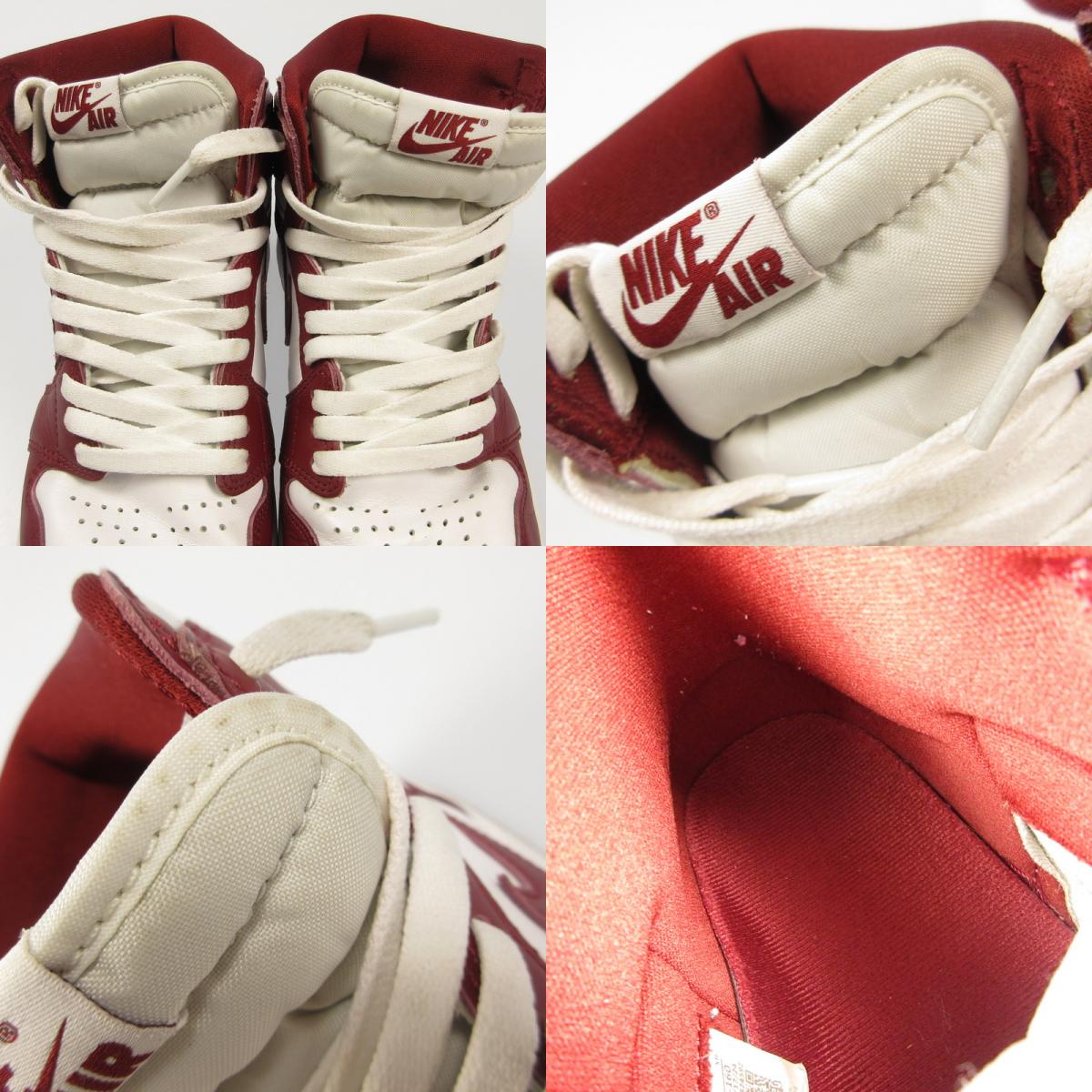 NIKE | ナイキ AIR JORDAN 1 RETRO HIGH OG TEAM RED スニーカー DZ5485-160 ボルドー/バーガンディー 26.5cm【姫路東店】