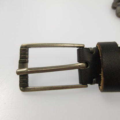 Llife ライフ LEATHER CHAIN BELT ベルト ブラウン【姫路東店】