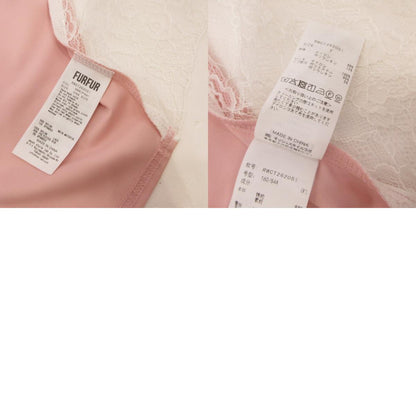 furfur | ファーファー ユニフォームムードレースTシャツ 半袖Ｔシャツ RWCT262051 ｻｲｽﾞ:ONE ピンク【姫路東店】