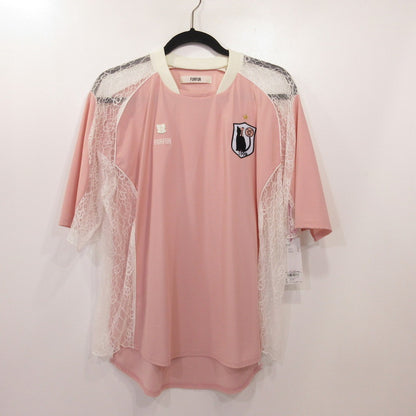 furfur | ファーファー ユニフォームムードレースTシャツ 半袖Ｔシャツ RWCT262051 ｻｲｽﾞ:ONE ピンク【姫路東店】