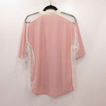 furfur | ファーファー ユニフォームムードレースTシャツ 半袖Ｔシャツ RWCT262051 ｻｲｽﾞ:ONE ピンク【姫路東店】