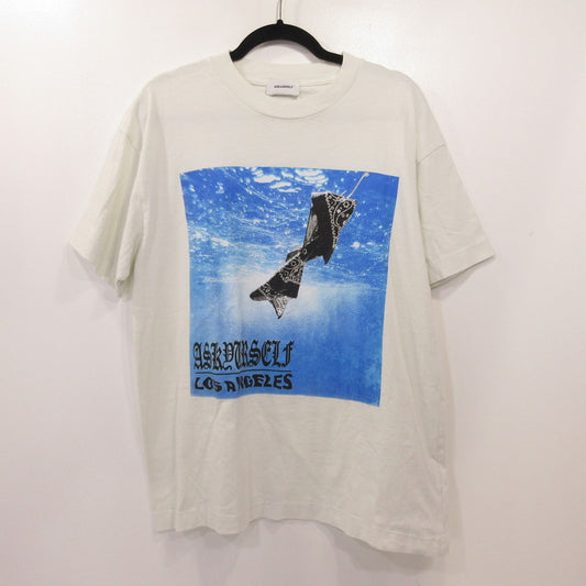 中古 ASKYURSELF アスクユアセルフ 半袖Ｔシャツ ホワイト サイズ：S【姫路東店】