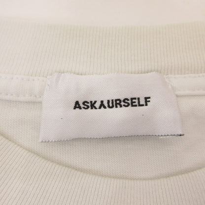 中古 ASKYURSELF アスクユアセルフ 半袖Ｔシャツ ホワイト サイズ：S【姫路東店】