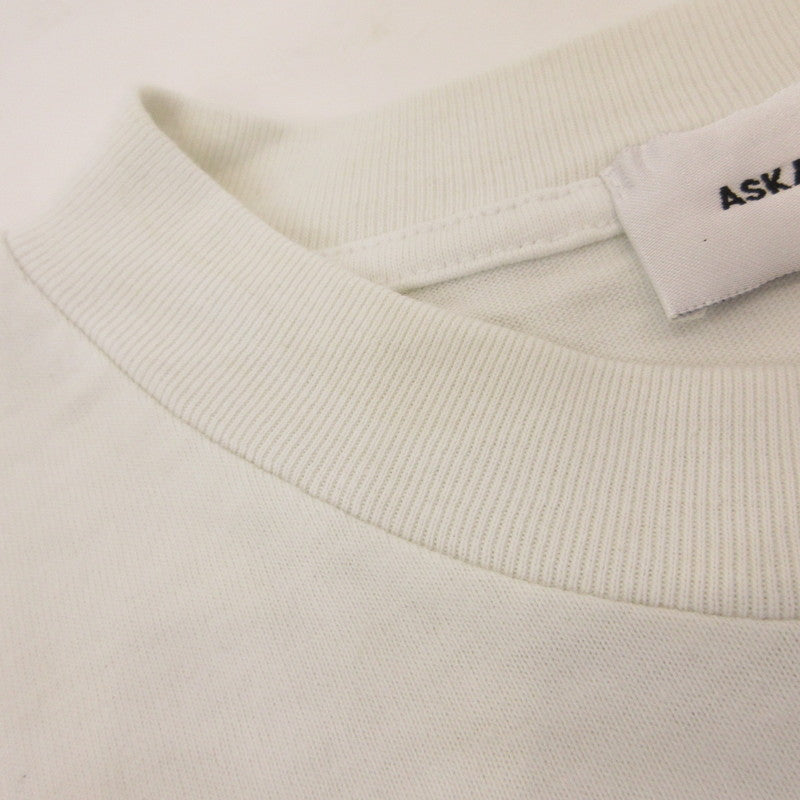 中古 ASKYURSELF アスクユアセルフ 半袖Ｔシャツ ホワイト サイズ：S【姫路東店】