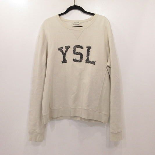 SAINT LAURENT | サンローラン スウェット 666979 国内正規タグ　2021A/W ベージュ サイズ：XL【姫路東店】