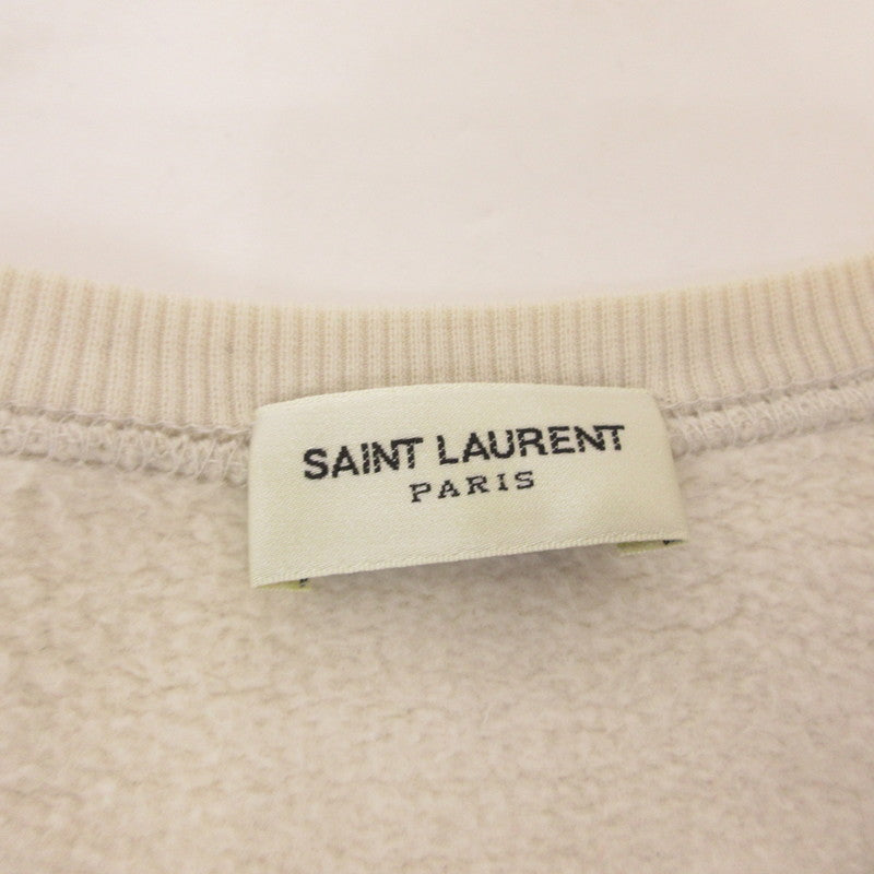 SAINT LAURENT | サンローラン スウェット 666979 国内正規タグ　2021A/W ベージュ サイズ：XL【姫路東店】