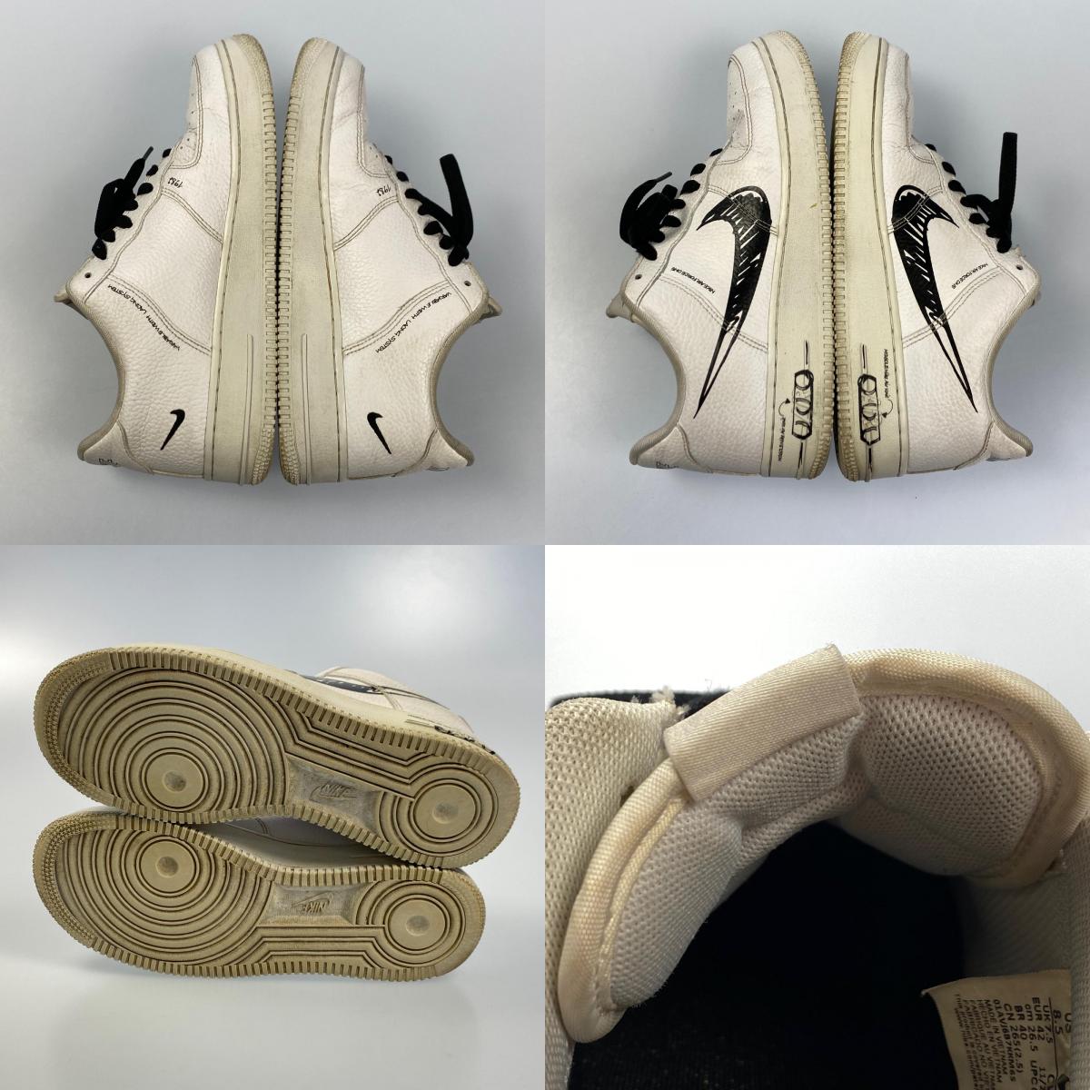 NIKE | ナイキ AIR FORCE1 LOW LV8 UTILITY WHITE SKETCH スニーカー CW7581-101 26.5cm ホワイト 26.5cm【姫路東店】