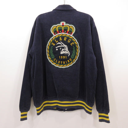 X-LARGE | エクストララージ EMBROIDERY EMBLEM CORDUROY JACKET その他アウター 101213021003 ネイビー サイズ：L【姫路東店】