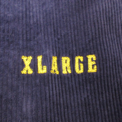 X-LARGE | エクストララージ EMBROIDERY EMBLEM CORDUROY JACKET その他アウター 101213021003 ネイビー サイズ：L【姫路東店】