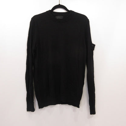 STONE ISLAND | ストーンアイランド LIGHT PURE RMS WOOL CREWNECK KNIT セーター 8115566FC 2024A/W ブラック サイズ：M【姫路東店】