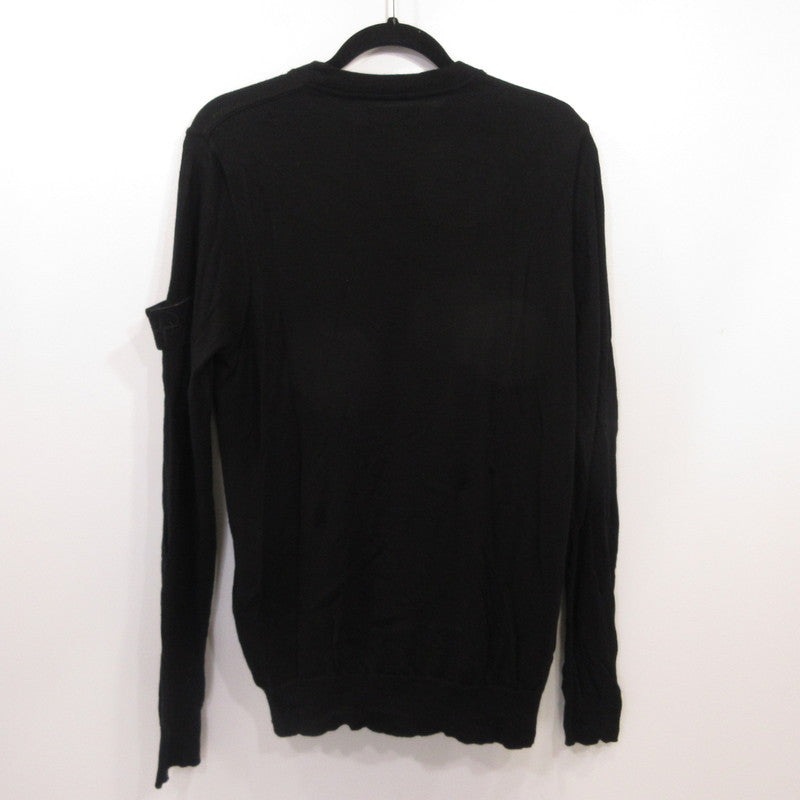 STONE ISLAND | ストーンアイランド LIGHT PURE RMS WOOL CREWNECK KNIT セーター 8115566FC 2024A/W ブラック サイズ：M【姫路東店】