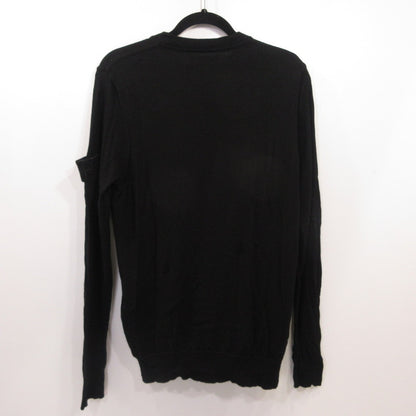 STONE ISLAND | ストーンアイランド LIGHT PURE RMS WOOL CREWNECK KNIT セーター 8115566FC 2024A/W ブラック サイズ：M【姫路東店】