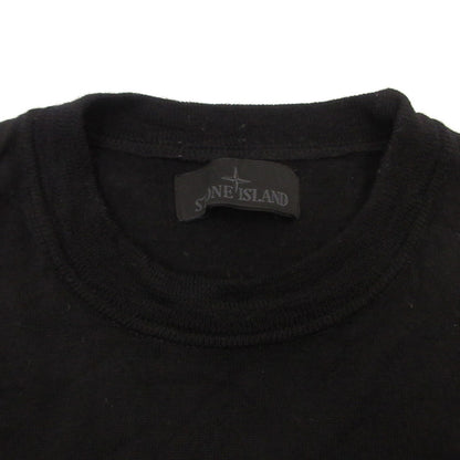 STONE ISLAND | ストーンアイランド LIGHT PURE RMS WOOL CREWNECK KNIT セーター 8115566FC 2024A/W ブラック サイズ：M【姫路東店】