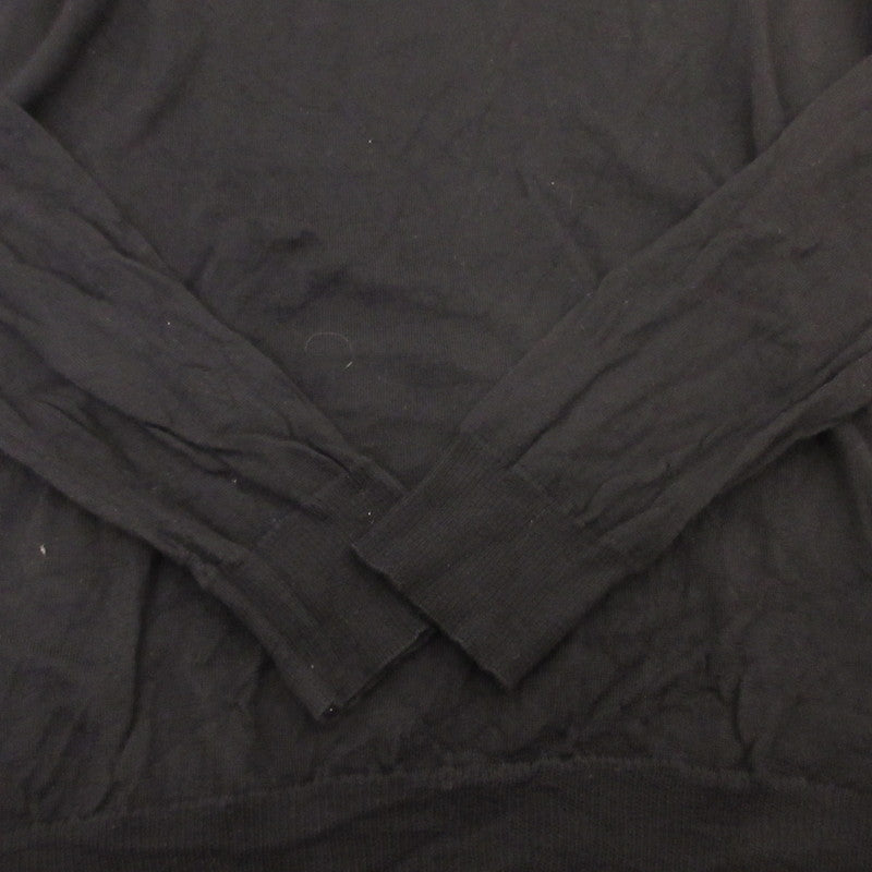 STONE ISLAND | ストーンアイランド LIGHT PURE RMS WOOL CREWNECK KNIT セーター 8115566FC 2024A/W ブラック サイズ：M【姫路東店】