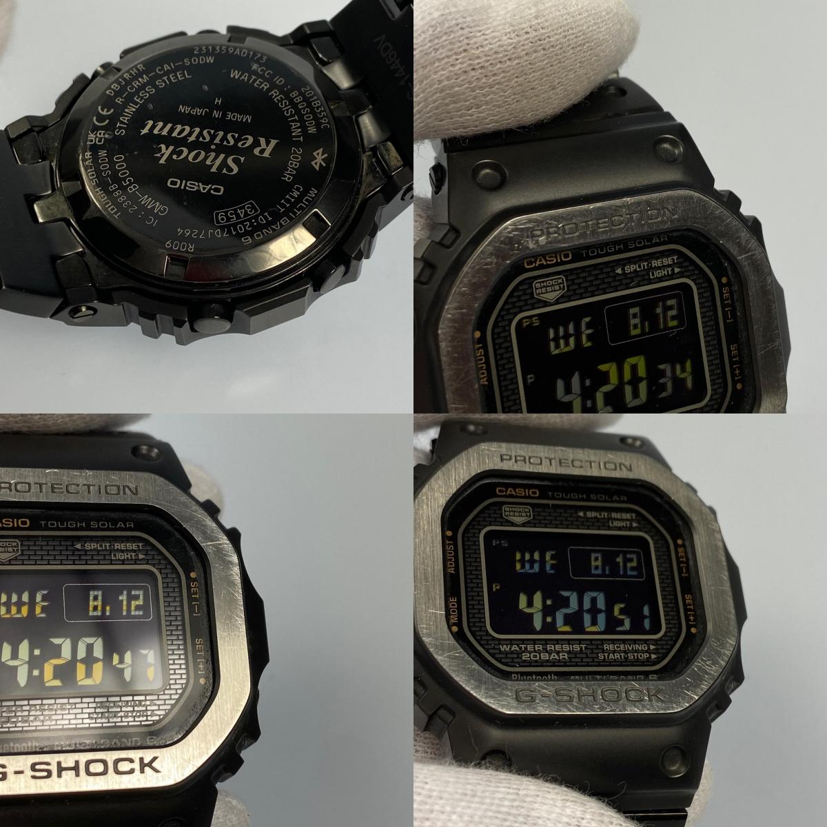 G-SHOCK | ジーショック FULL METAL 腕時計 GMW-B5000MB-1JF デジタル電波ソーラー ブラック【姫路東店】
