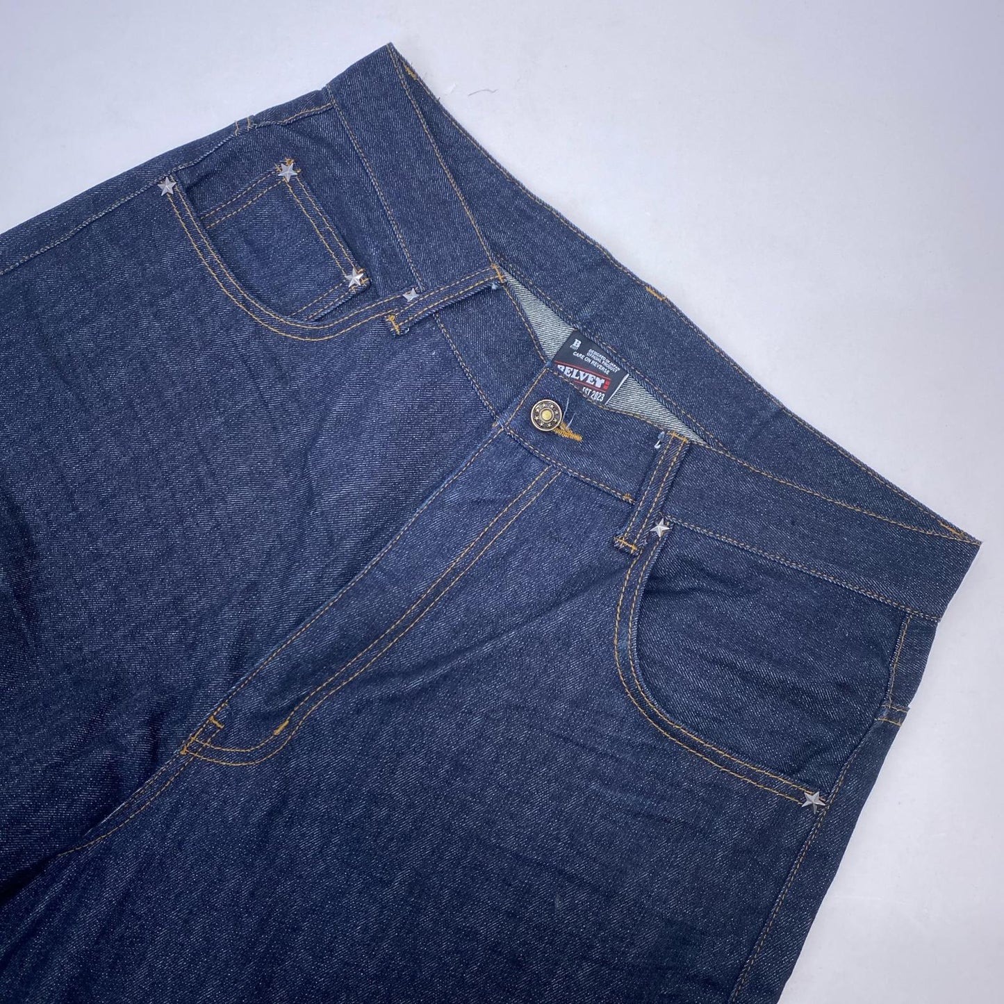 Baggy Rigid Denim デニムパンツ BE-072 ネイビー サイズ：L【姫路東店】