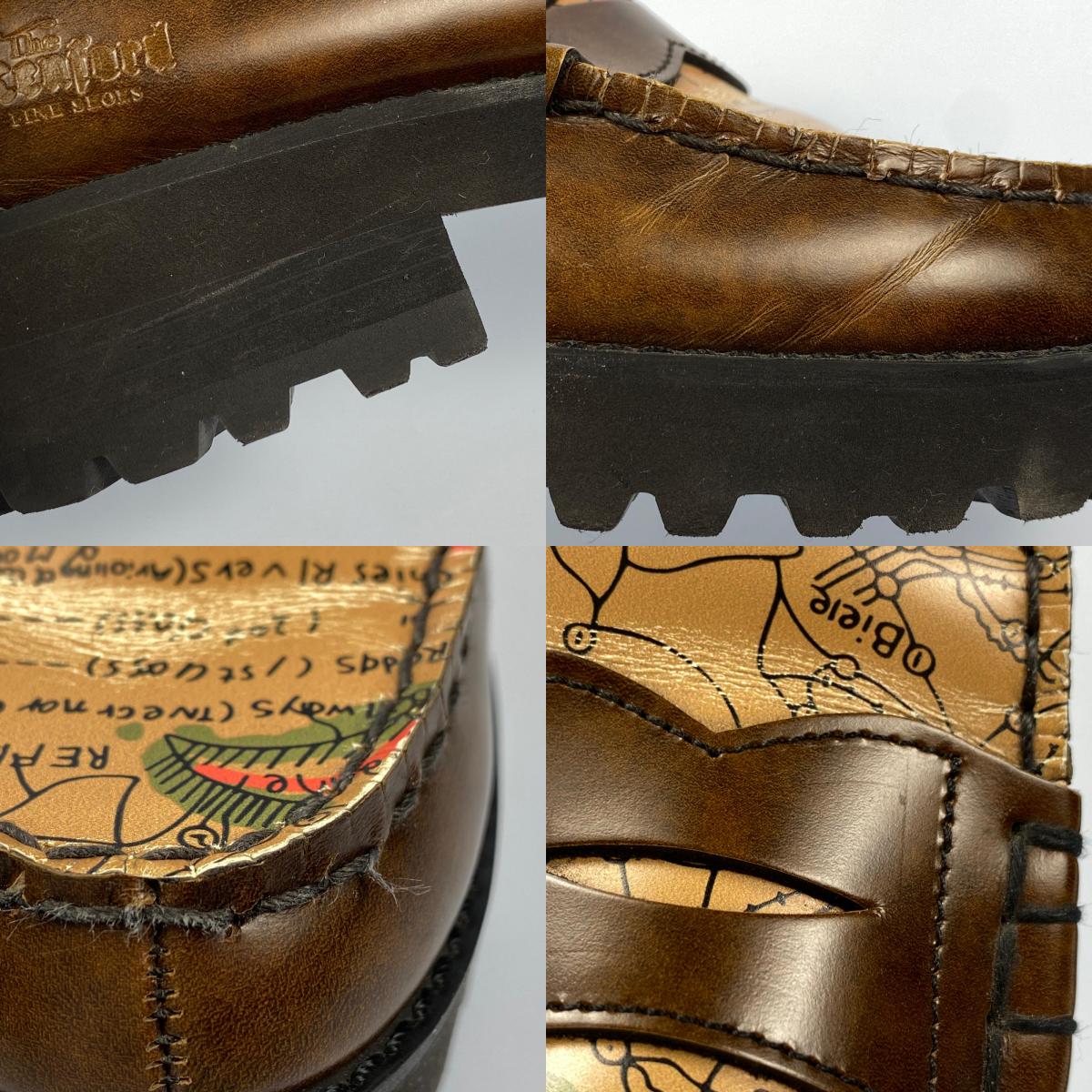AVIREX | アヴィレックス TANKSOLE LOAFERS ICON of FLIGHT ローファー CJ25F 23.5cm ブラウン 23.5cm【姫路東店】