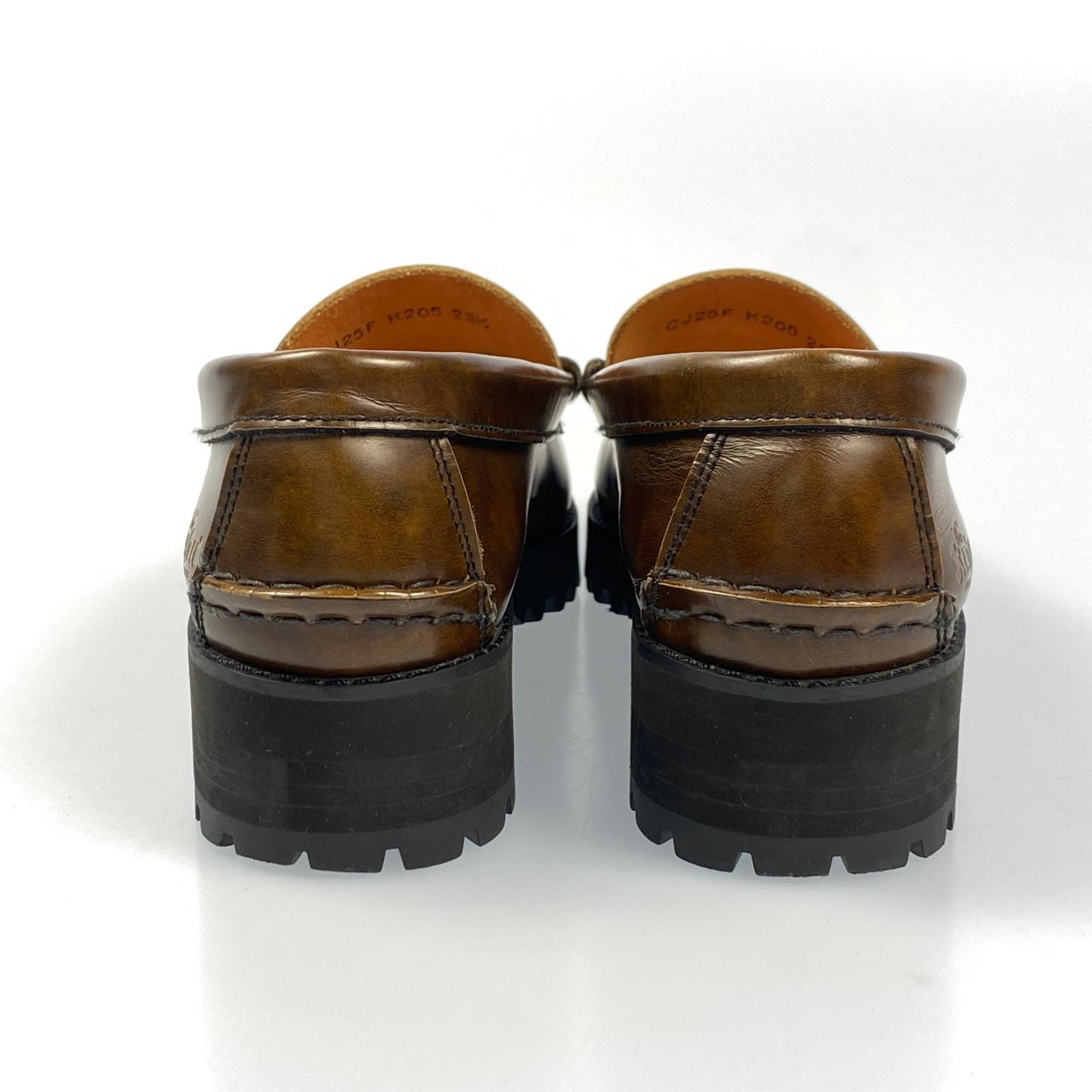 AVIREX | アヴィレックス TANKSOLE LOAFERS ICON of FLIGHT ローファー CJ25F 23.5cm ブラウン 23.5cm【姫路東店】