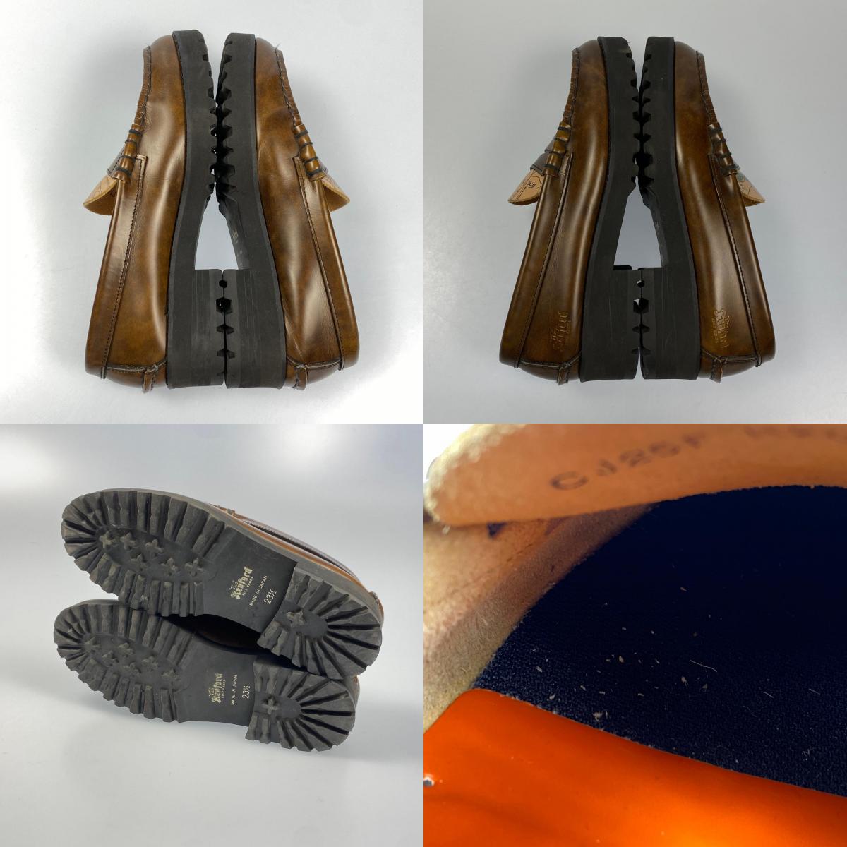 AVIREX | アヴィレックス TANKSOLE LOAFERS ICON of FLIGHT ローファー CJ25F 23.5cm ブラウン 23.5cm【姫路東店】