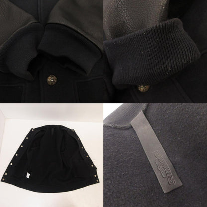 CHROME HEARTS | クロムハーツ JKT GRP NOT BOMBER スタジャン 国内正規タグ ブラック サイズ：S【姫路東店】