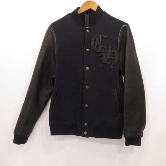 CHROME HEARTS | クロムハーツ JKT GRP NOT BOMBER スタジャン 国内正規タグ ブラック サイズ：S【姫路東店】