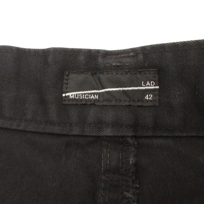 LAD MUSICIAN | ラッドミュージシャン WEST POINT CROPPED WIDE PANTS クロップドパンツ 2217-507 ブラック サイズ：42【姫路東店】