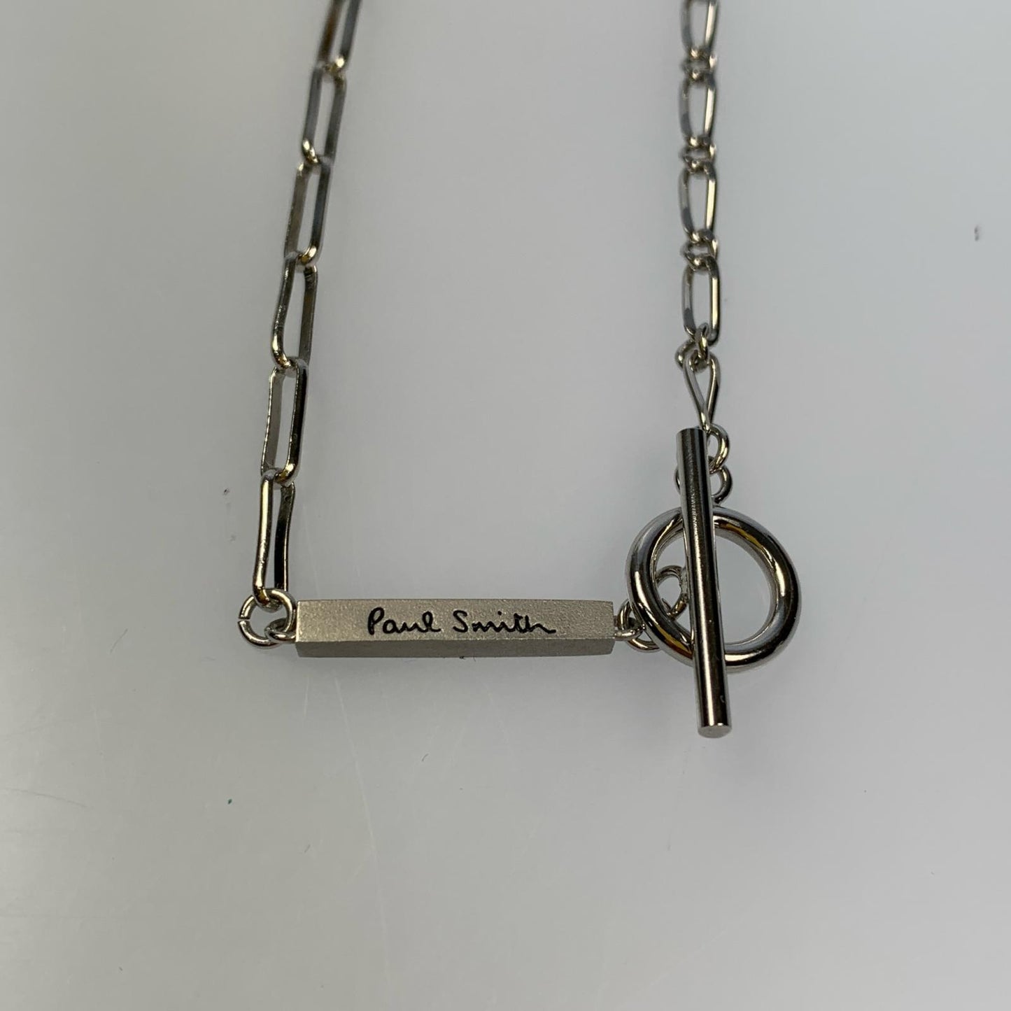 Paul Smith | ポール・スミス トグルクラスプ ロゴバー ネックレス ネックレス シルバー【姫路東店】
