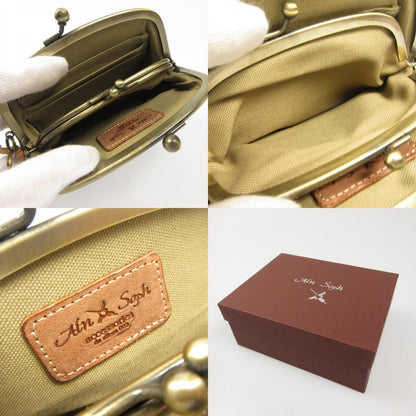 Ain Soph | アインソフ がま口財布 DA33-HP ブラウン【姫路東店】