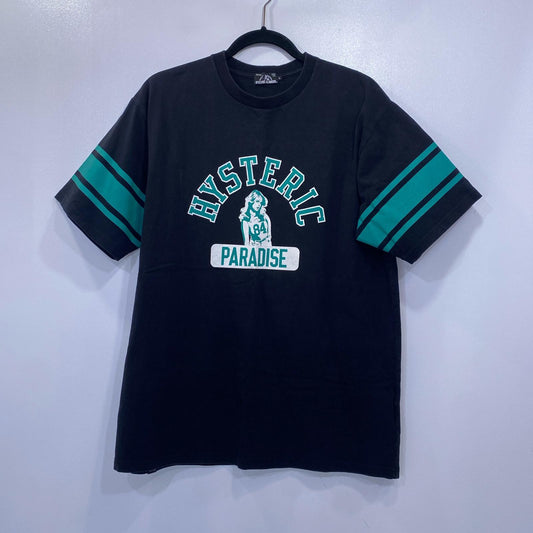 HYSTERIC GLAMOUR | ヒステリックグラマー PARADISE CREW Tシャツ 半袖Ｔシャツ 02212CT12 ブラック サイズ：L【姫路東店】