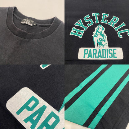 HYSTERIC GLAMOUR | ヒステリックグラマー PARADISE CREW Tシャツ 半袖Ｔシャツ 02212CT12 ブラック サイズ：L【姫路東店】