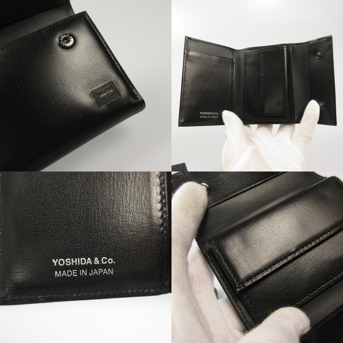 PORTER | ポーター PLUME コンパクトウォレット 179-03874 ブラック【姫路東店】