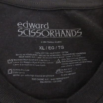 Edward Scissorhands エドワードシザーハンズ 半袖Ｔシャツ ブラック サイズ：XL【姫路東店】