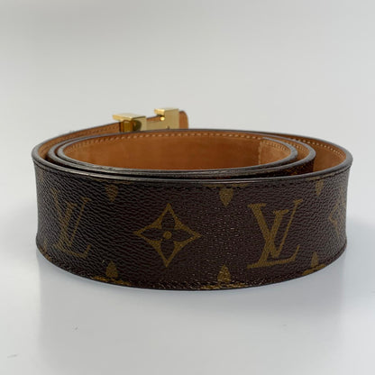 LOUIS VUITTON | ルイ・ヴィトン サンチュールLVイニシャル ベルト M9608 ｻｲｽﾞ:95/38 AC2119【姫路東店】